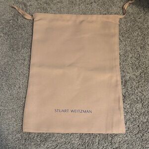 Stuart Weitzman Pink Travel Dust Bag